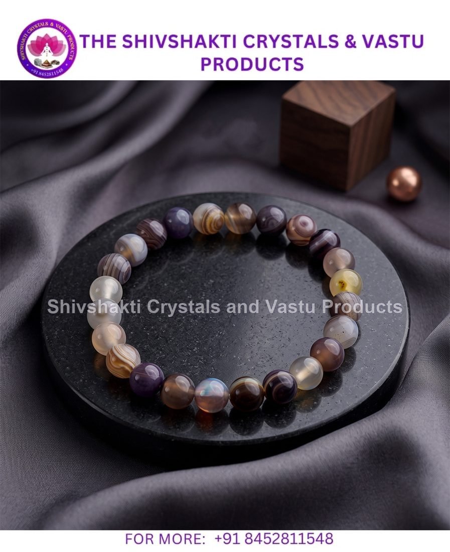 Botswana Agate Bracelet 8 mm