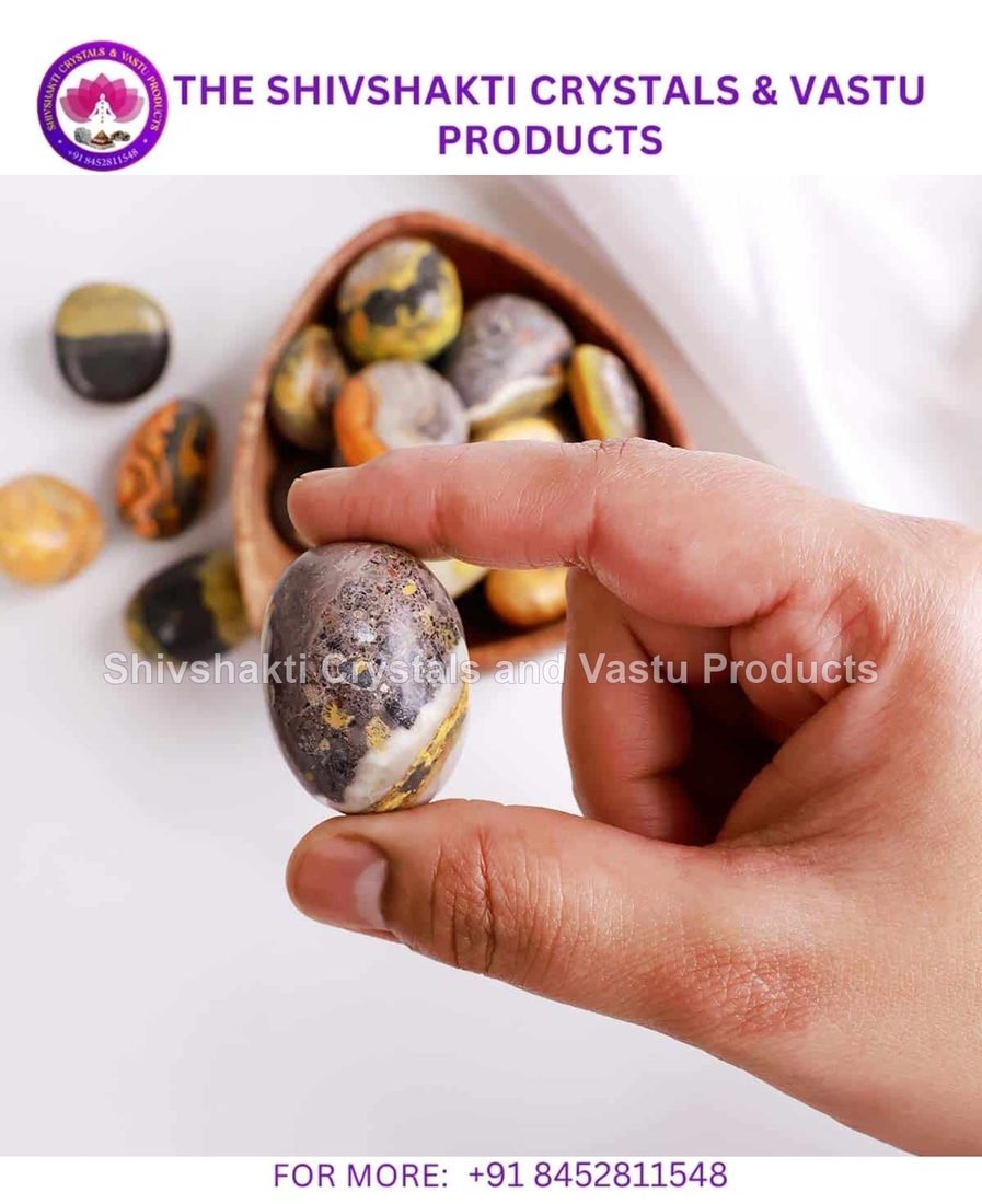 Bumble Bee Jasper Tumble Stones