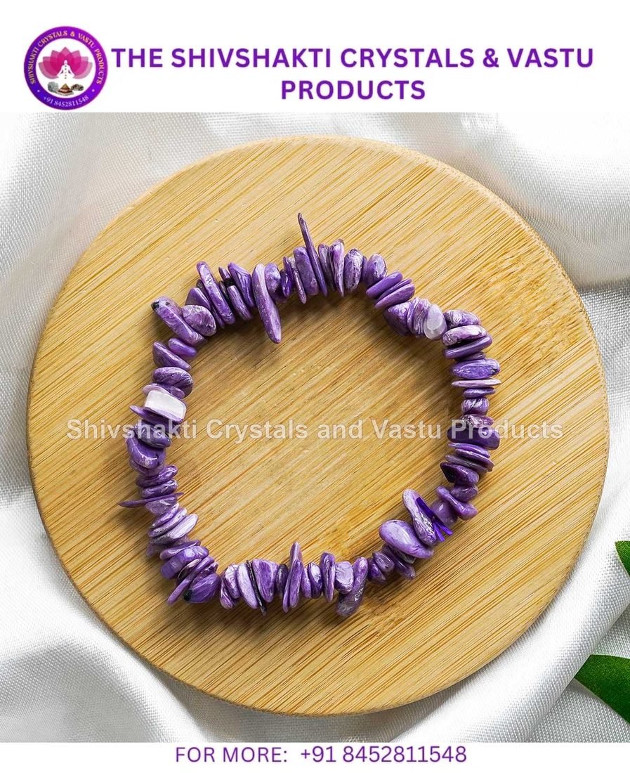 Charoite Chips Beads Bracelet