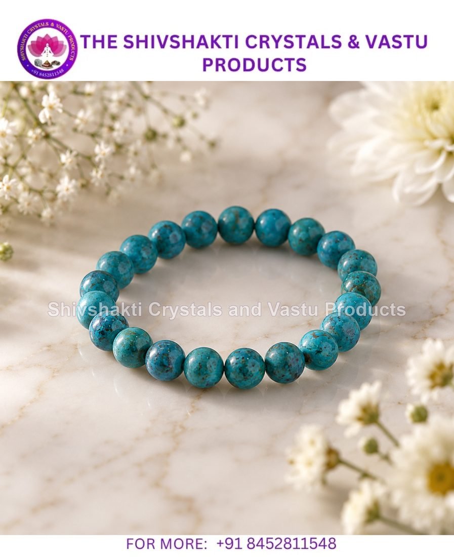 Chrysocolla Bracelet HQ 11-12 MM AA
