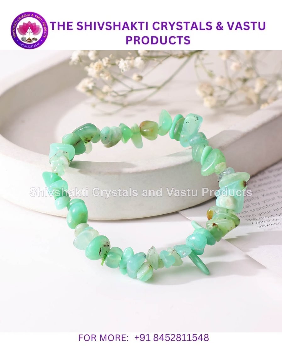 Chrysoprase Chips Beads Bracelet