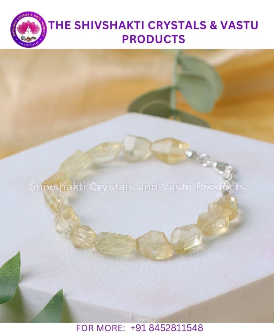 Citrine Faceted Tumble Bracelet