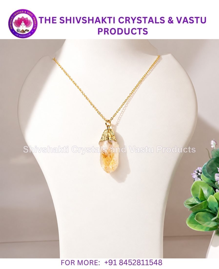 Citrine Raw Pendant