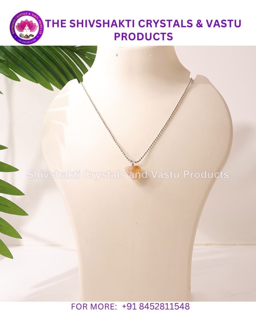 Citrine Tumble Pendant