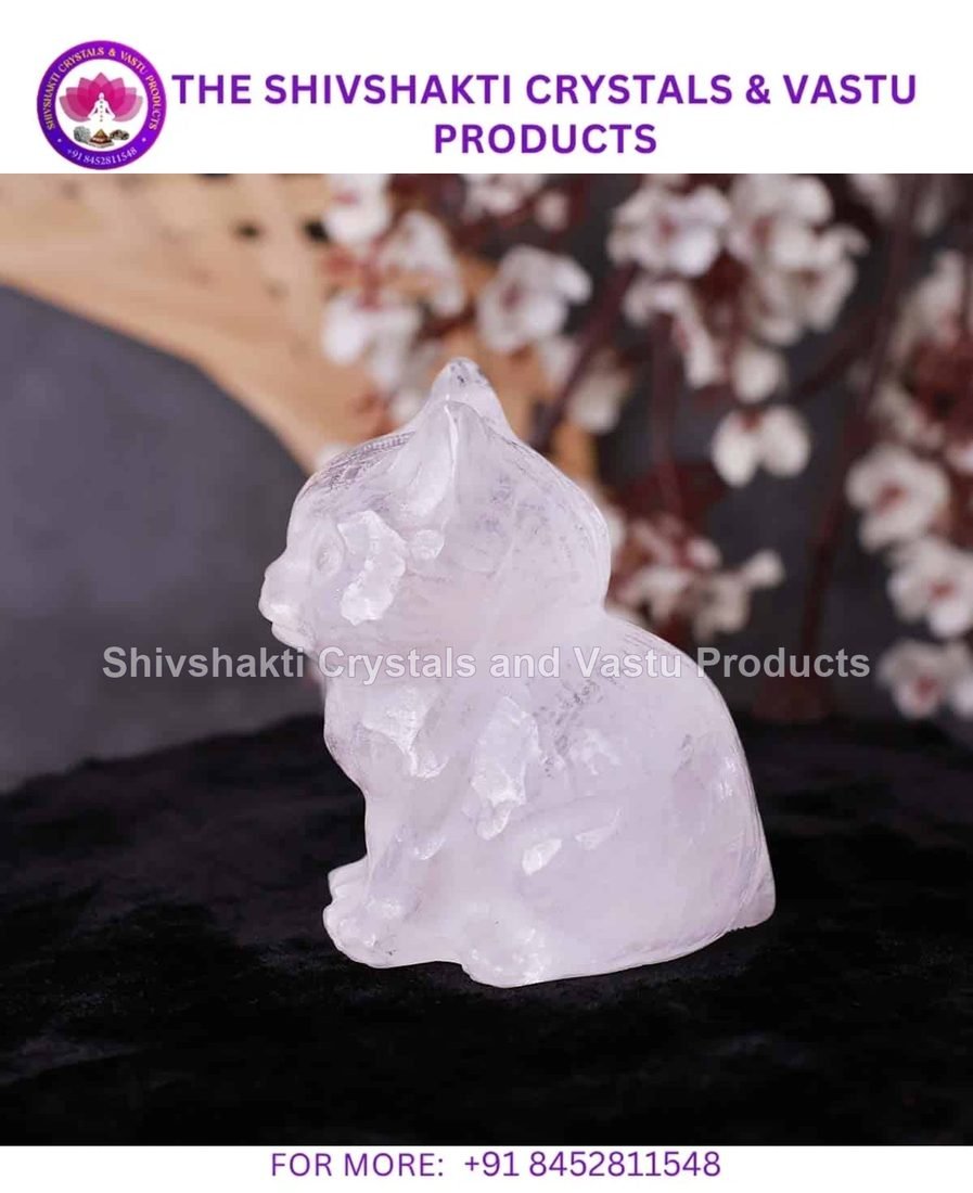 Clear quartz Cat