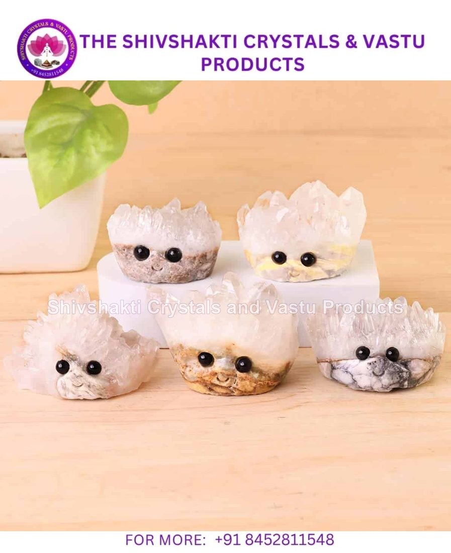 Clear Quartz Cluster Hedgehog