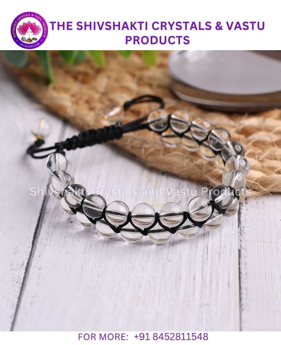 Clear Quartz Double Layered Thread Bracelet