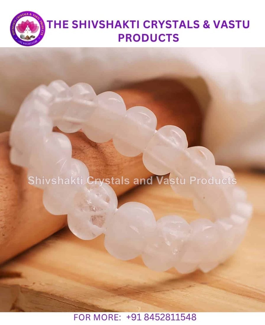 Clear Quartz Oval Faceted Bracelet