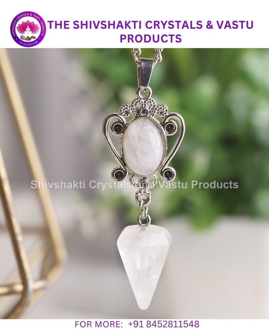 Clear Quartz Oval Point Pendant