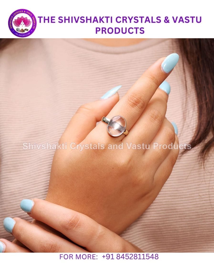 Clear Quartz Oval Ring