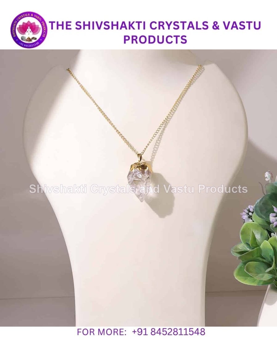 Clear Quartz Raw Pendant