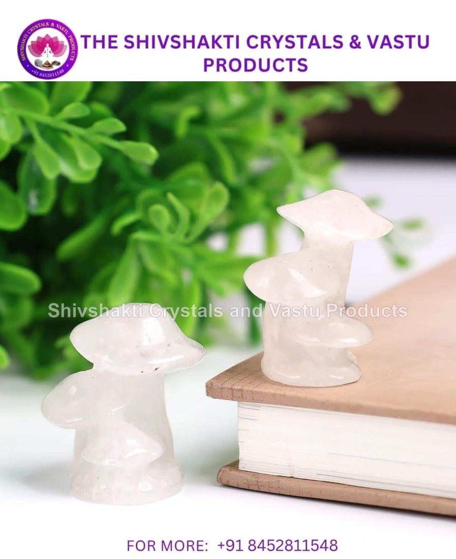 Clear Quartz Triple Mushroom