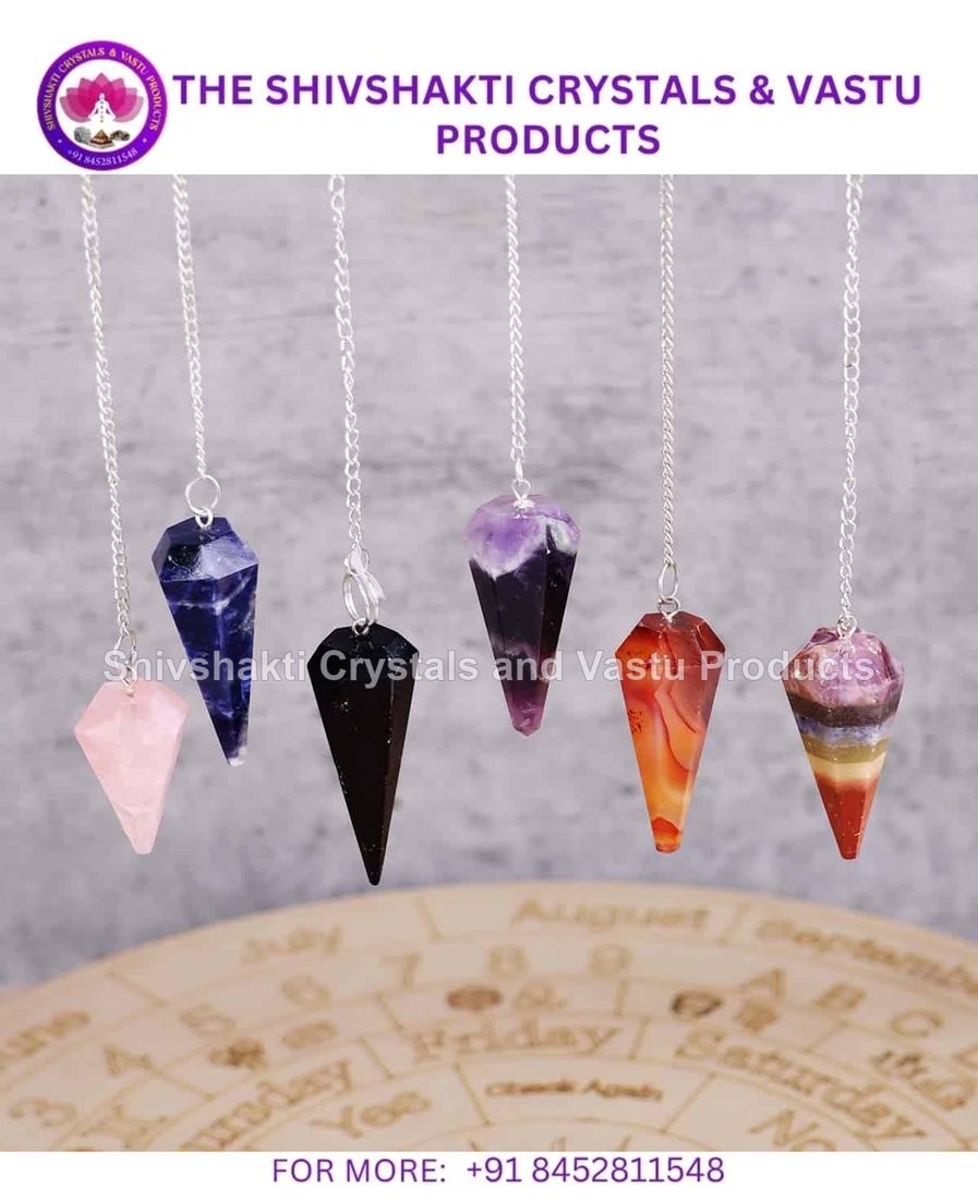 Crystal Point Pendulums, Dowser