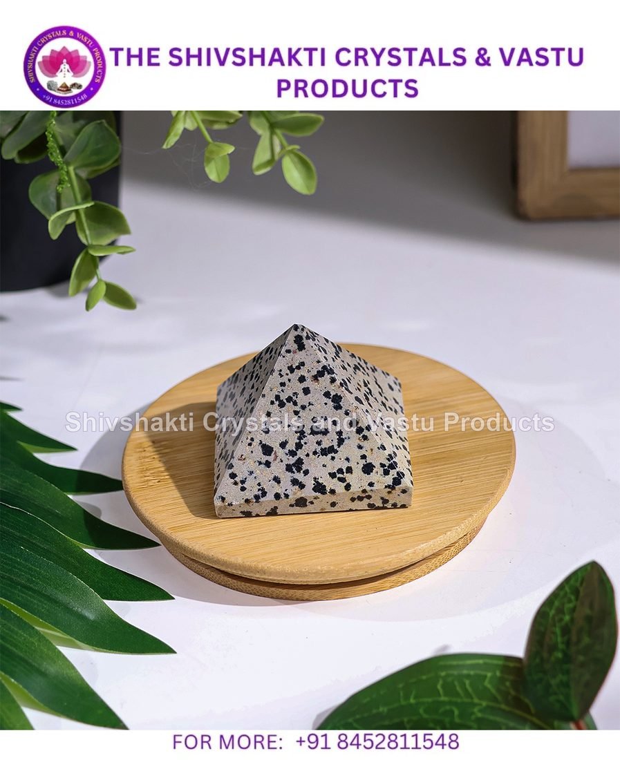 Dalmatian Jasper stone Pyramid