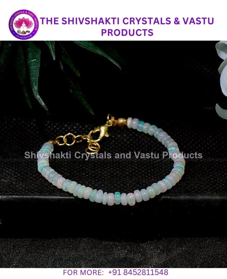 Ethiopian Opal Chain Bracelet