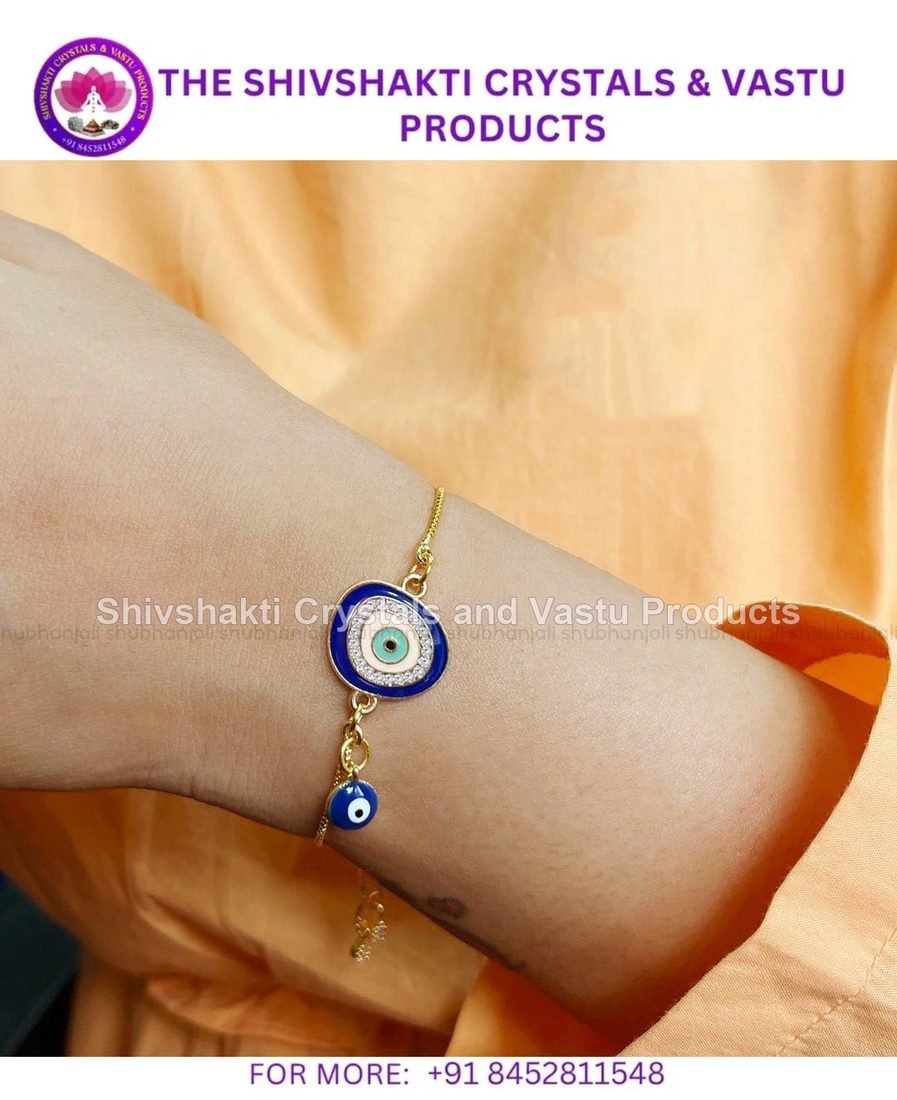 Evil Eye Chain Bracelet with Small Evil Eye Charm