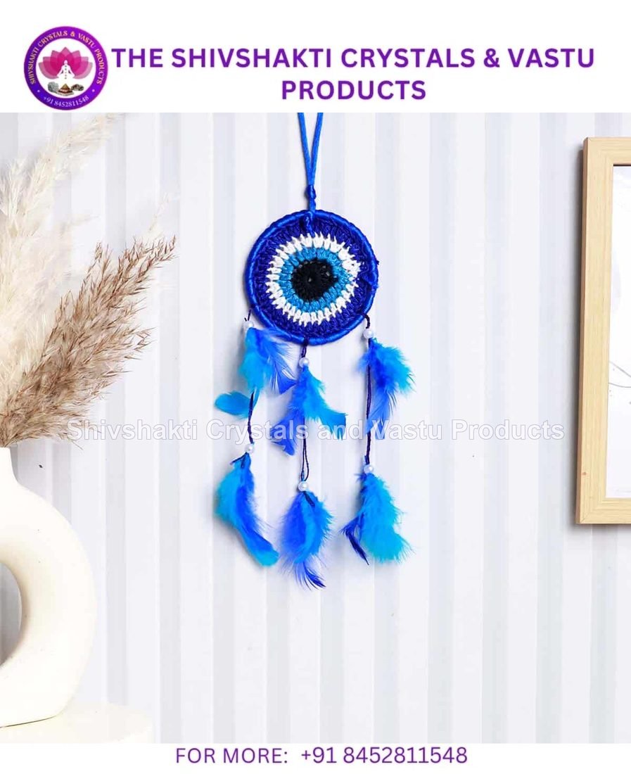 Evil Eye Dream Catcher Wall Hanging 4 INCH