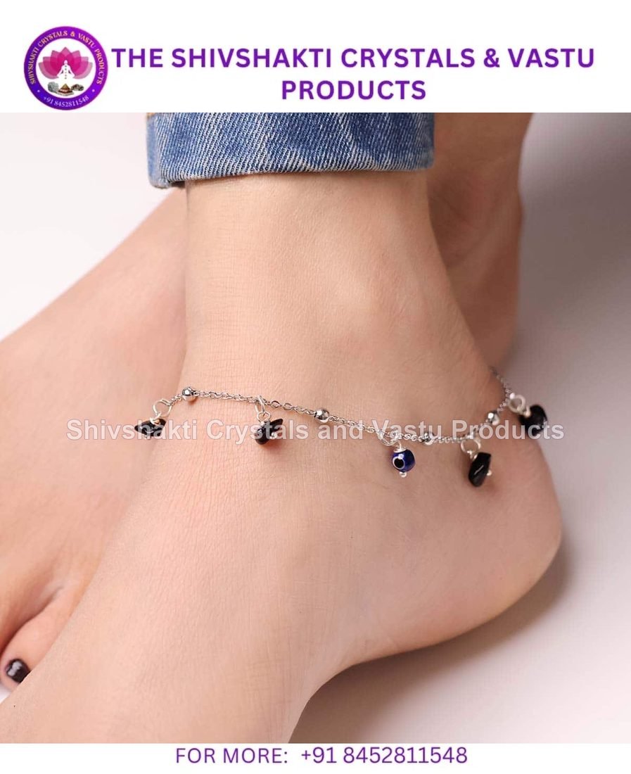Evil Eye Protection Chips Chain Anklet