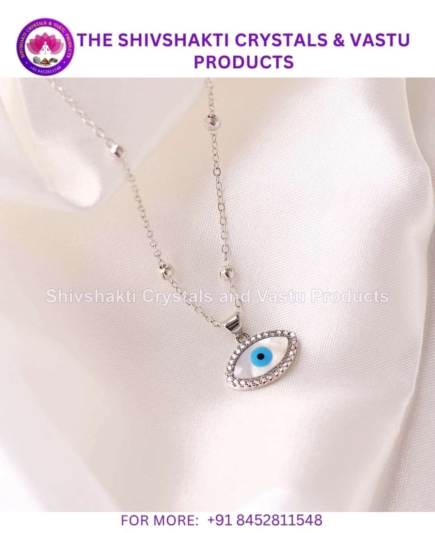 Evil Eye Silver Eye Shape Pendant