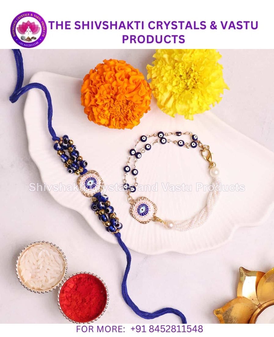 Evil Eye With Hematite Rakhi