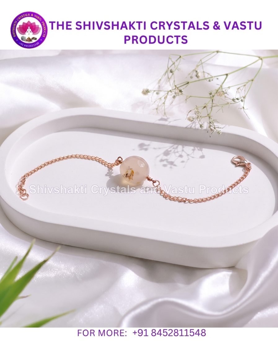 Flower Carnelian Single Tumble Bracelet