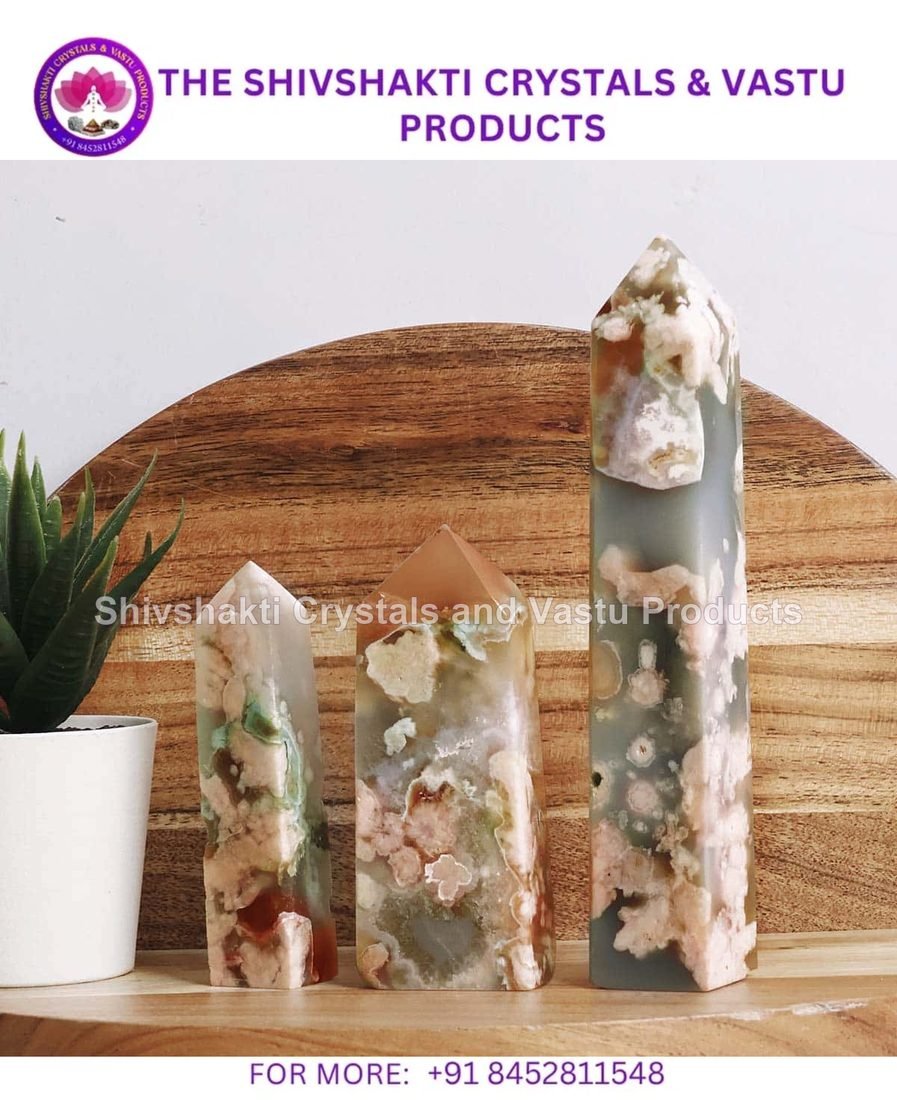 Flower Carnelian Tower Point Shape