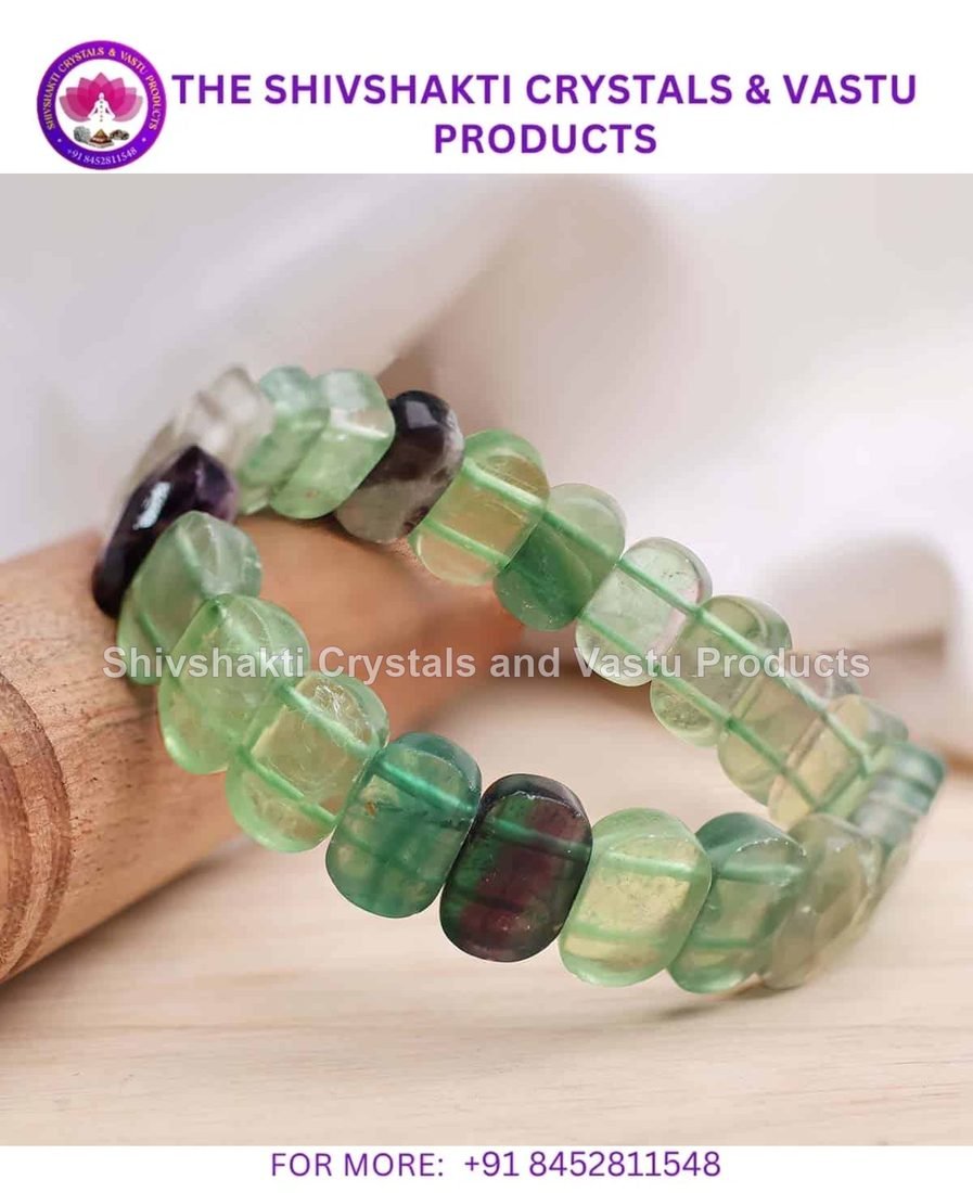 Fluorite Oval Faceted Bracelet