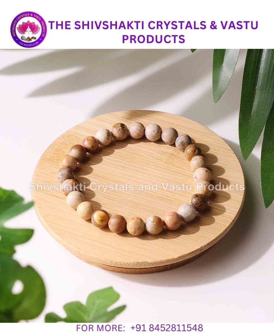Fossil Jasper Bracelet 8mm