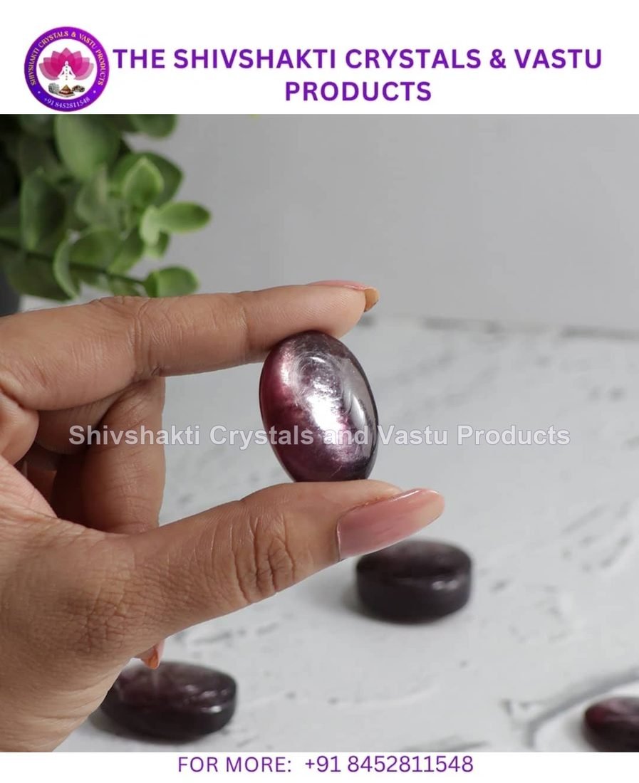 Gem Lepidolite Small Palm Stone
