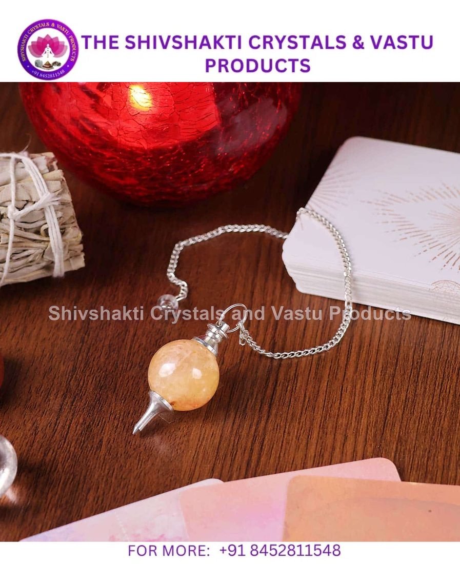 Golden Quartz Ball Pendulum