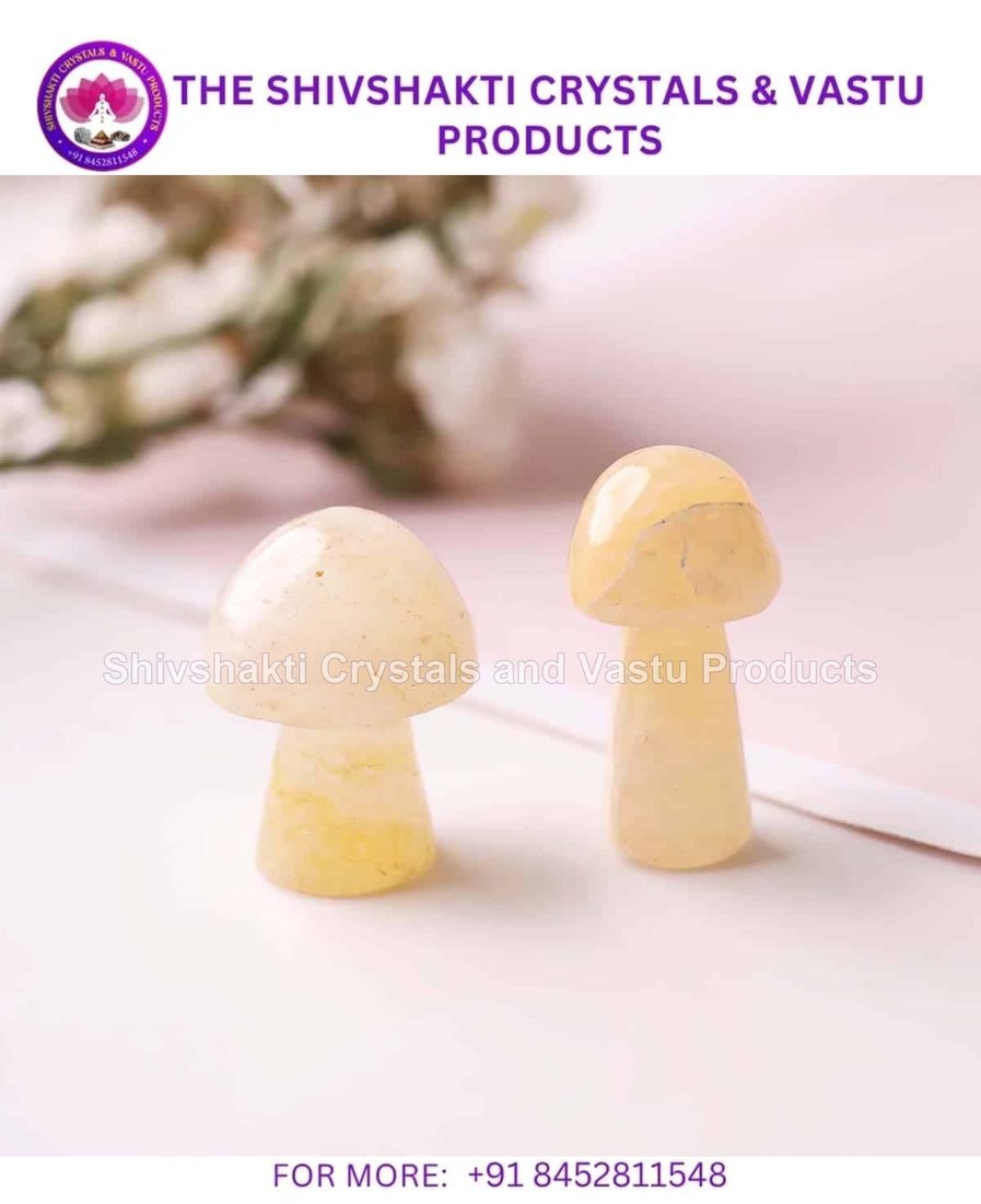 Golden Quartz Mushroom