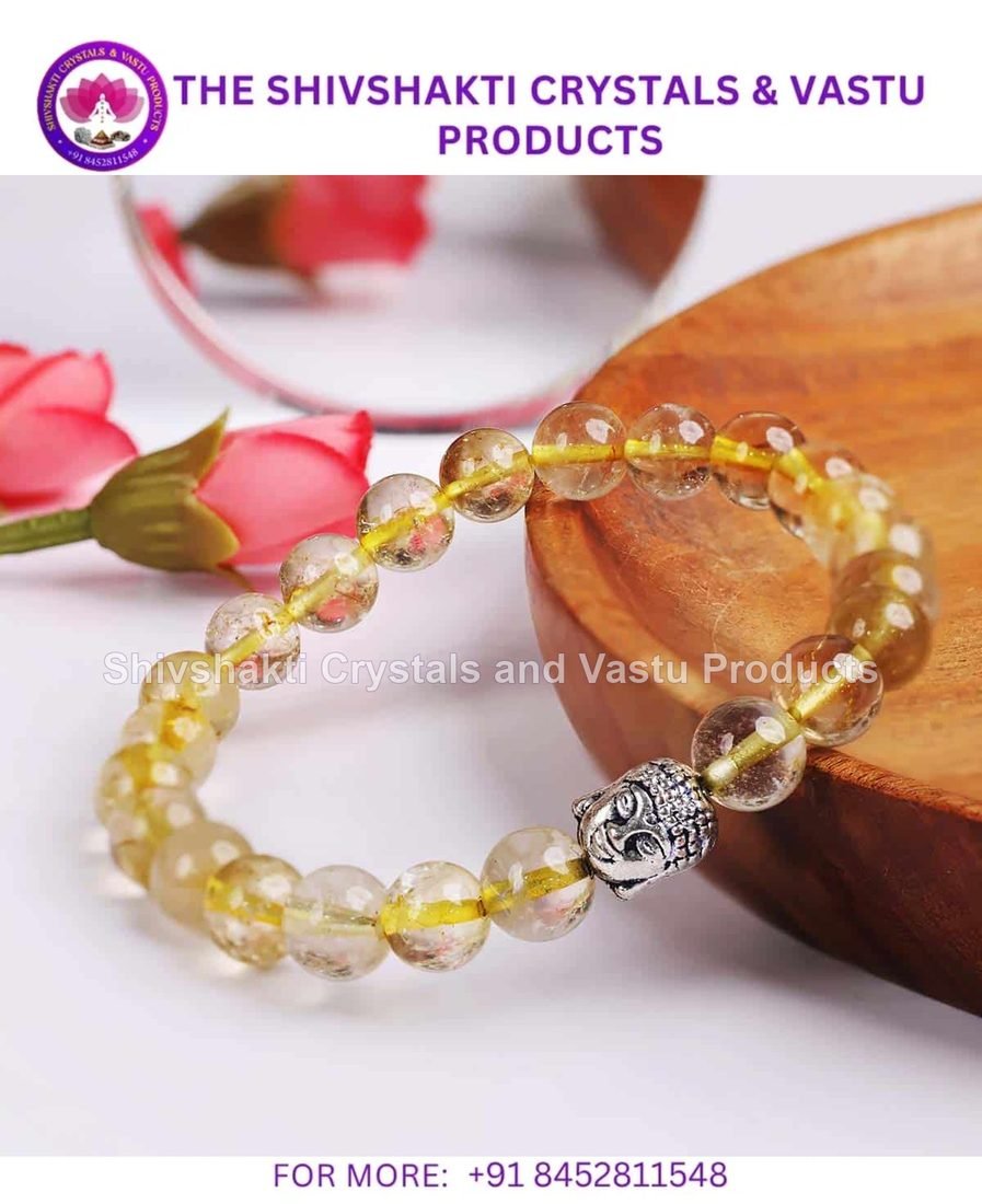 Golden Rutile Buddha Bracelet