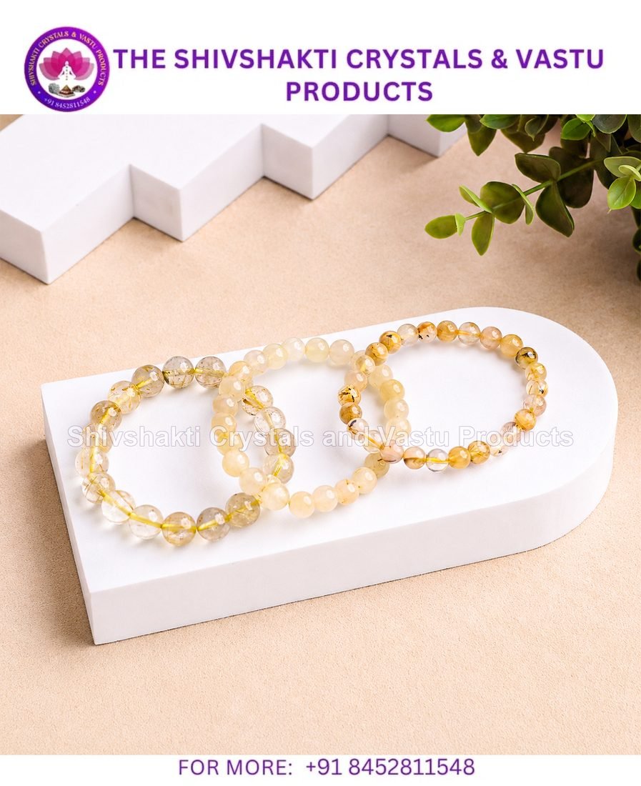 Golden Rutile Quartz Bracelet