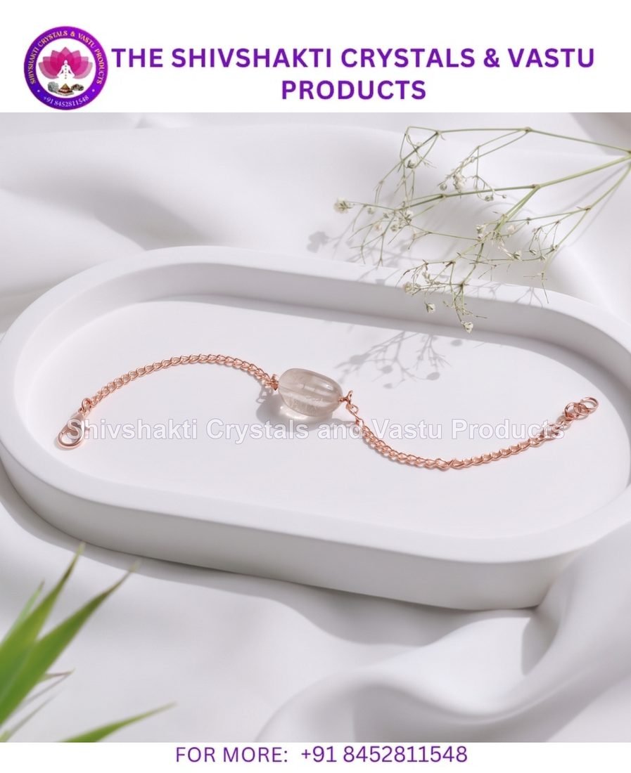 Golden Rutile Single Tumble Bracelet