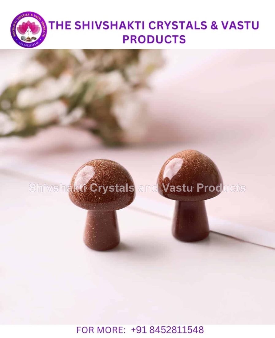 Goldstone Mushroom ( Man-Made )