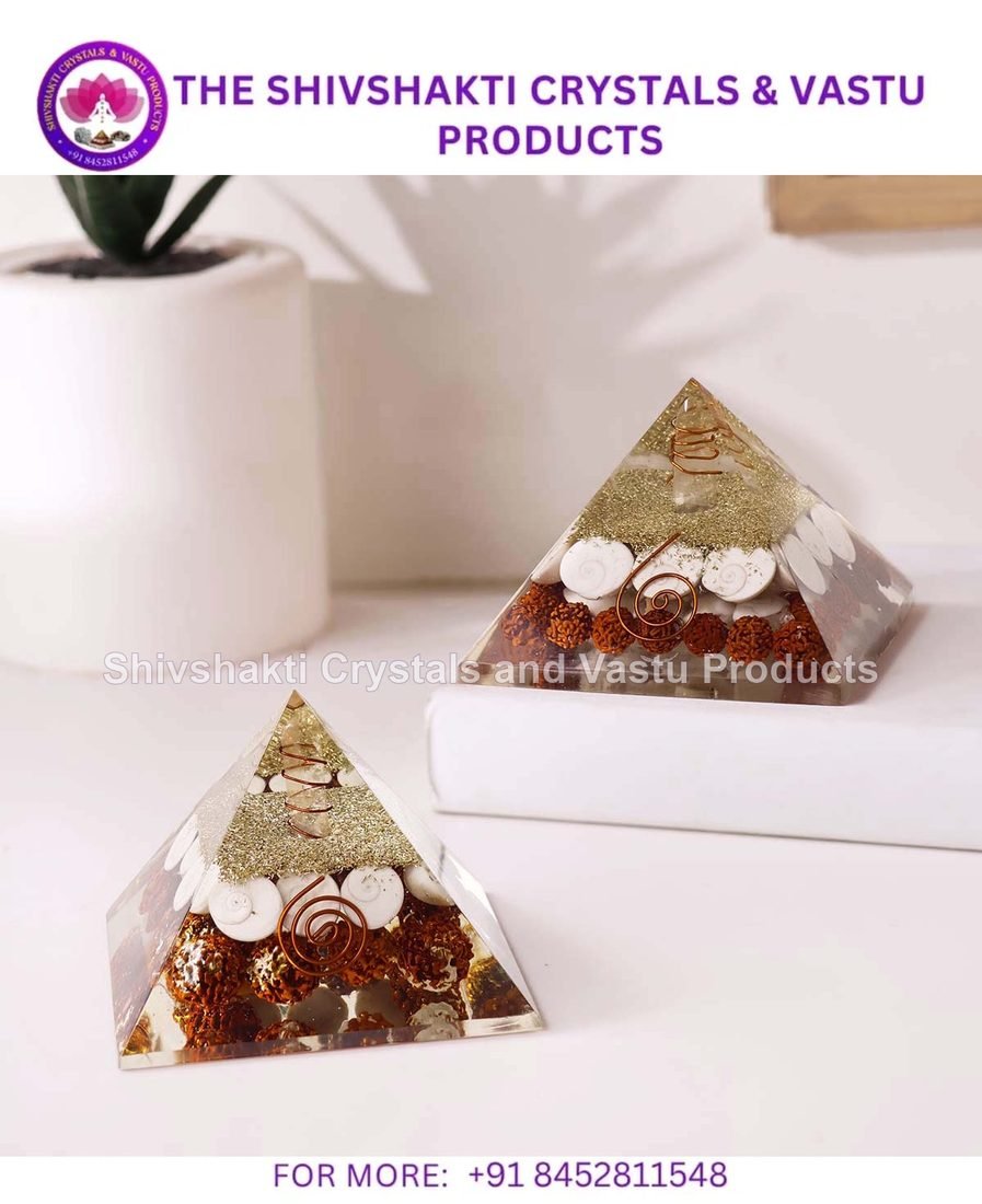 Gomti Rudraksh Orgone Pyramid