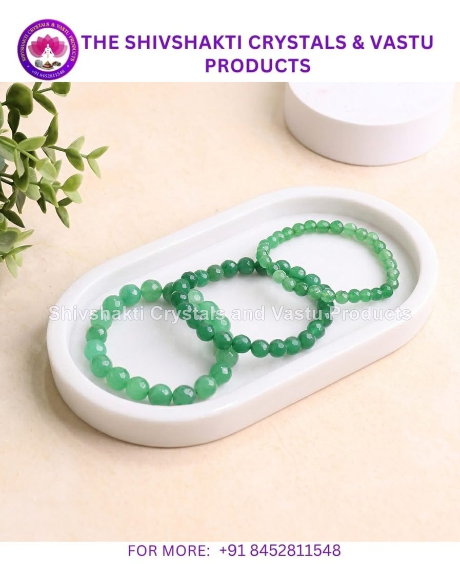 Green Aventurine Faceted Beads Bracelet