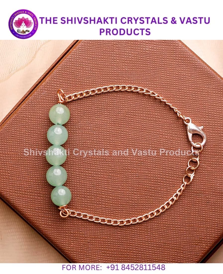 Green Aventurine Five Beads Bracelet