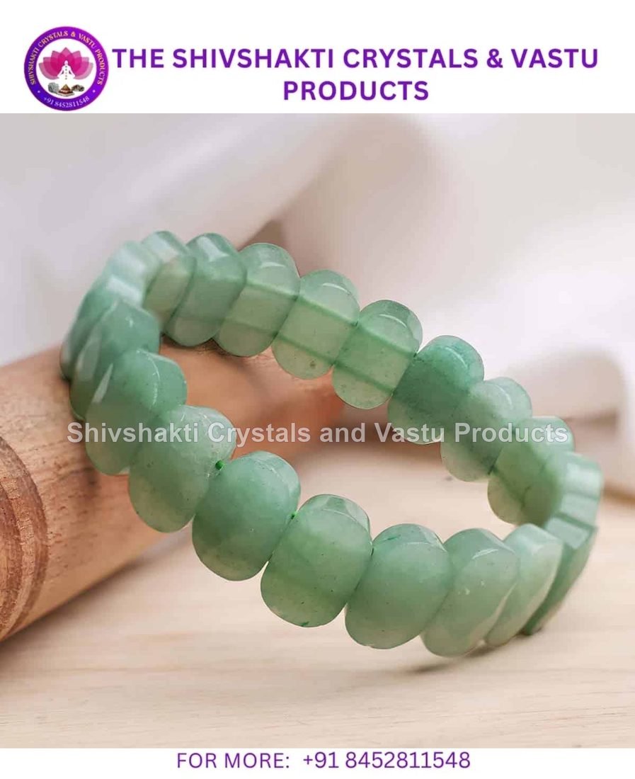 Green Aventurine Oval Faceted Bracelet