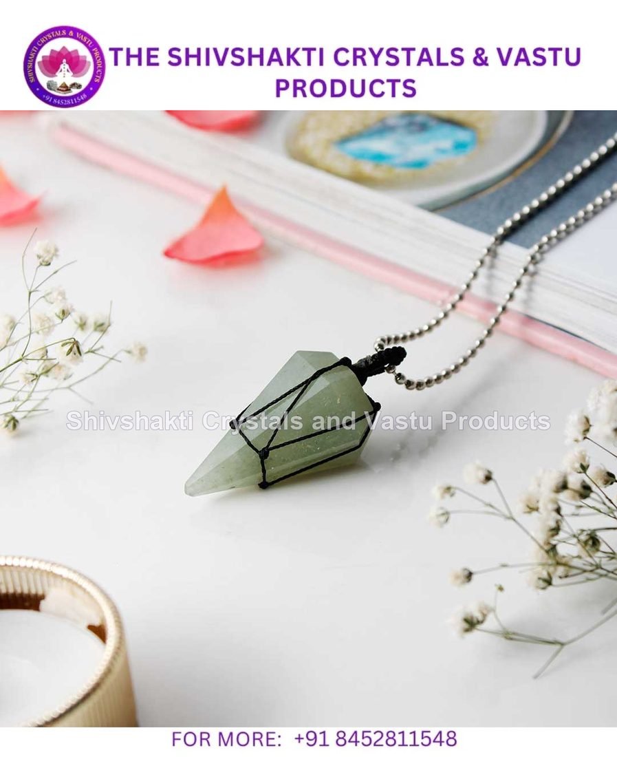 Green Aventurine Point Pendant Thread