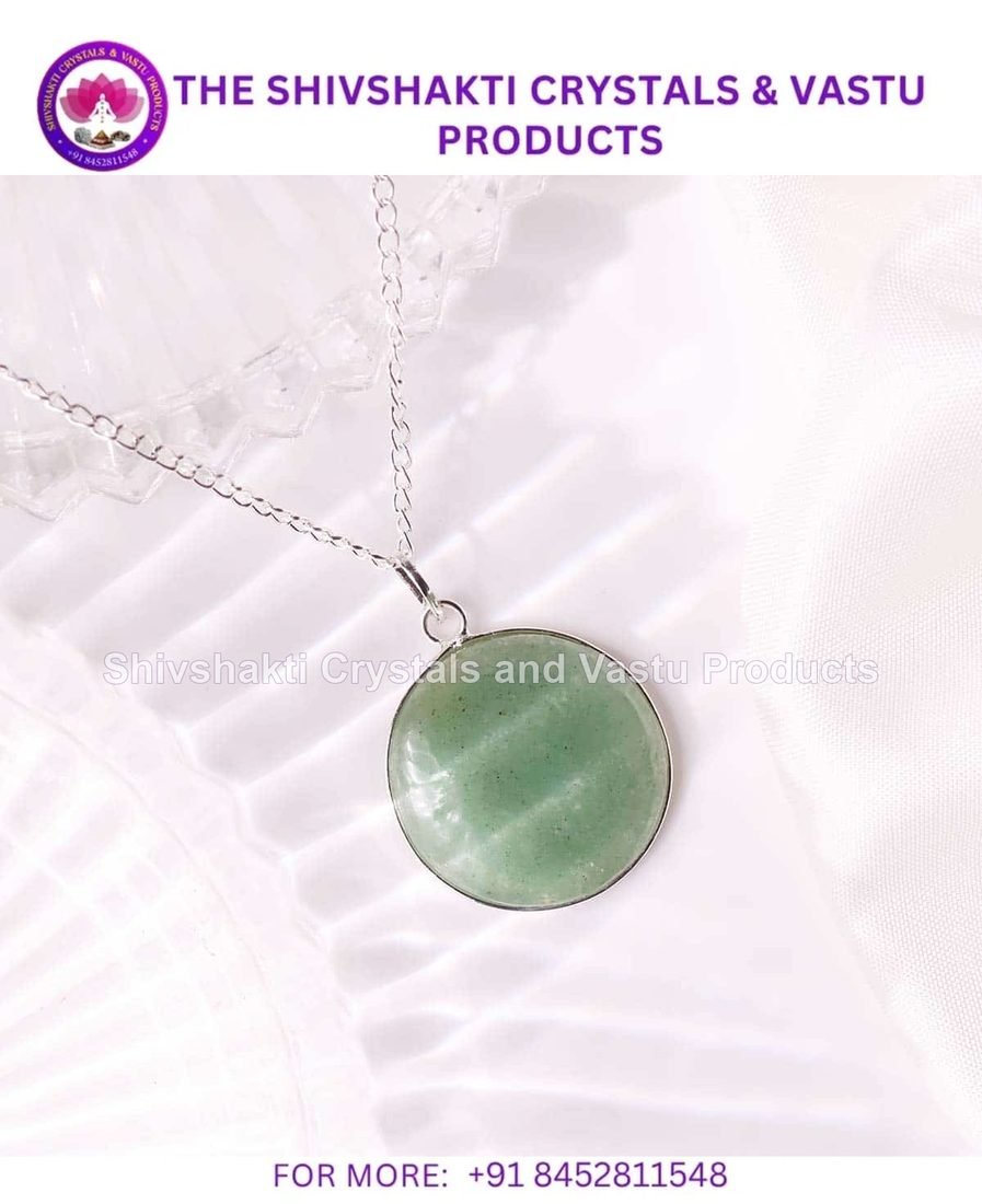 Green Aventurine Round Pendant