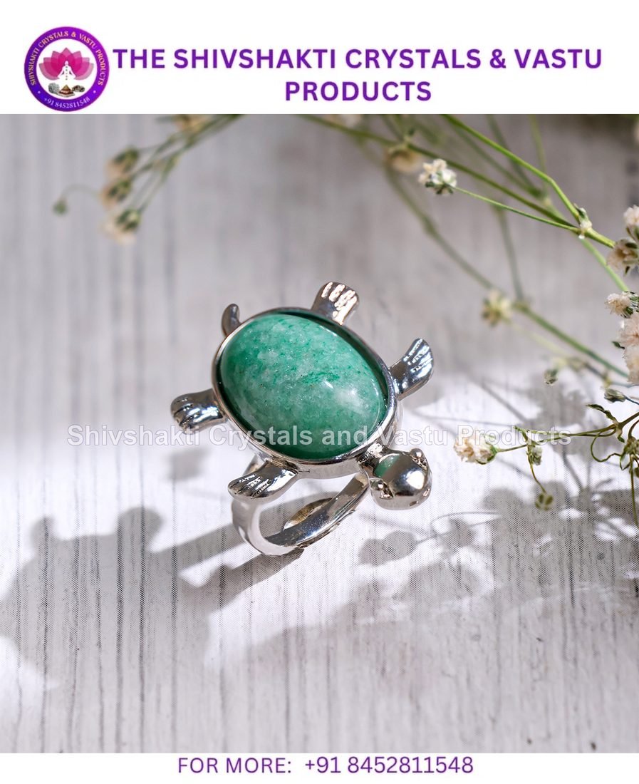 Green Aventurine Tortoise Ring