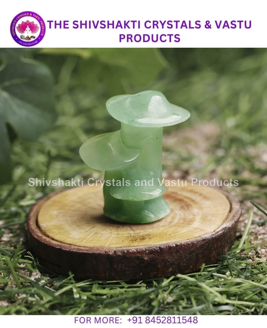 Green Aventurine Triple Mushroom