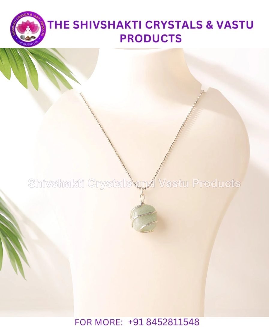 Green Aventurine Tumble Wire Pendant