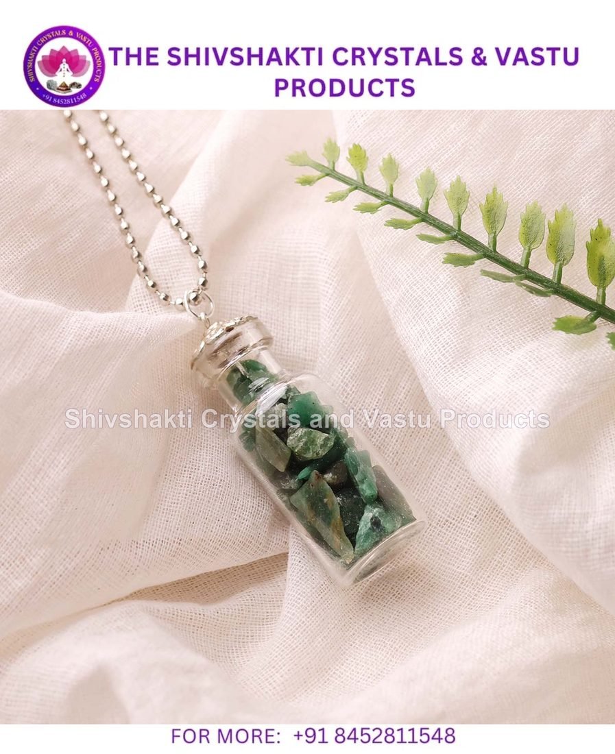 Green Jade Bottle Pendant
