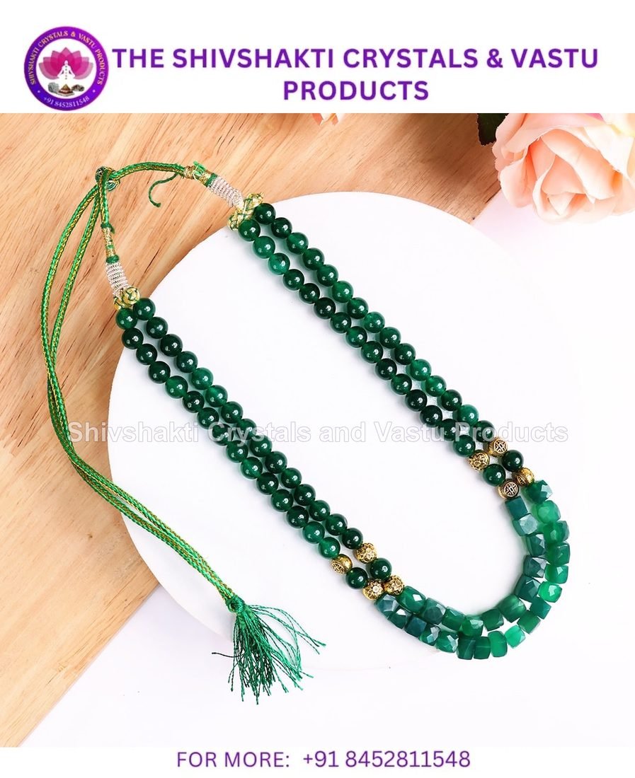 Green Jade Double Layer Necklace