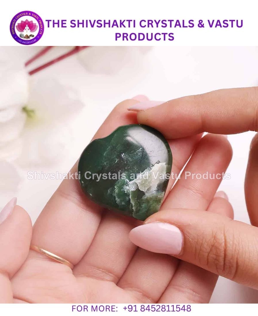 Green Jade Small Heart Shape
