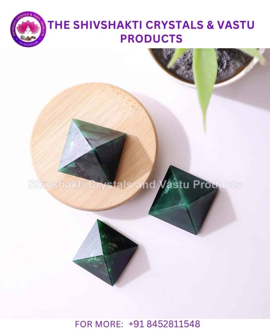 Green Jade Small Pyramid