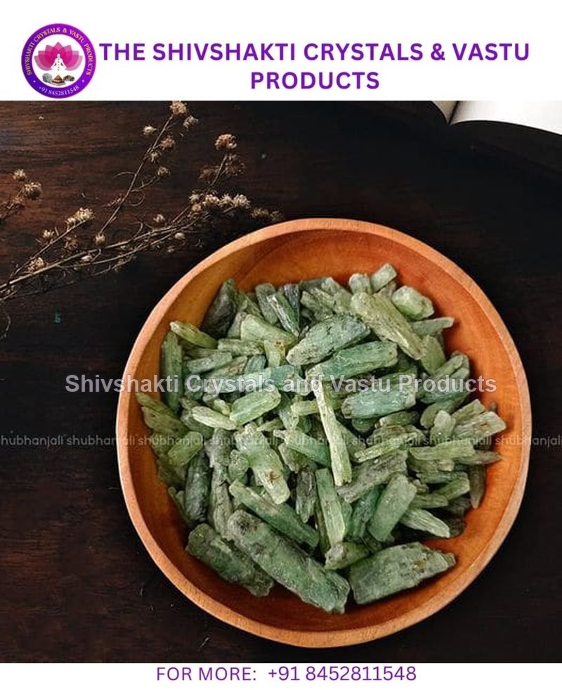 Green Kyanite Raw Stone Chakra Balancing Crystal Stone