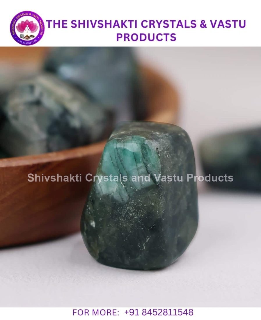 Green Strawberry Quartz Tumble Stone